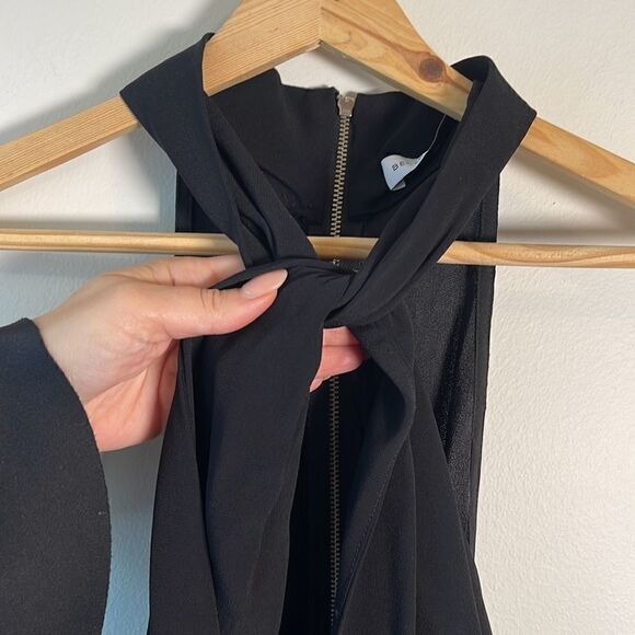 EUC Bec + Bridge Black High Neck Peek A Boo Mini Dress US 4 - Picture 13 of 13